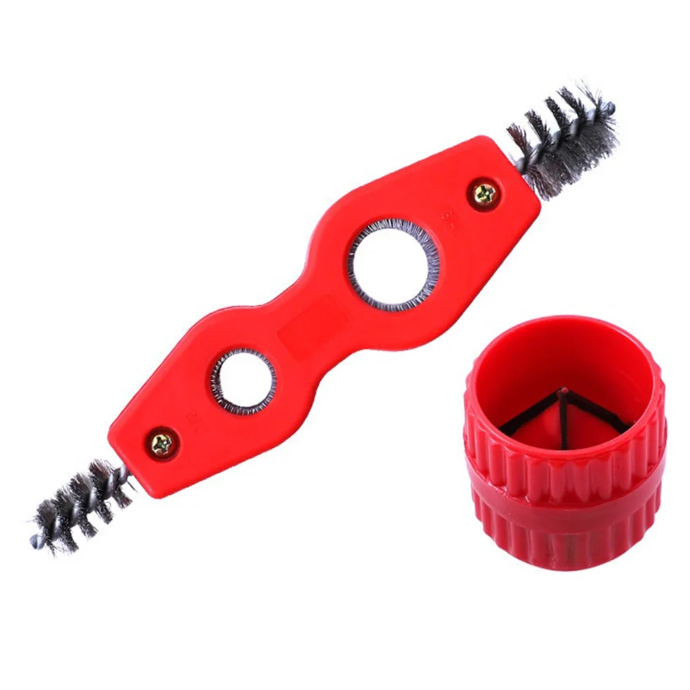 Copper Pipe Cleaner and Reamer Value Set Tested and Proven By Plumbers to Prepare Pipes to Solder-4 in 1 Pipe Cleaner
Copper Pipe Cleaner and Reamer Value Set Tested and Proven By Plumbers to Prepare Pipes to Solder-4 in 1 Pipe Cleaner