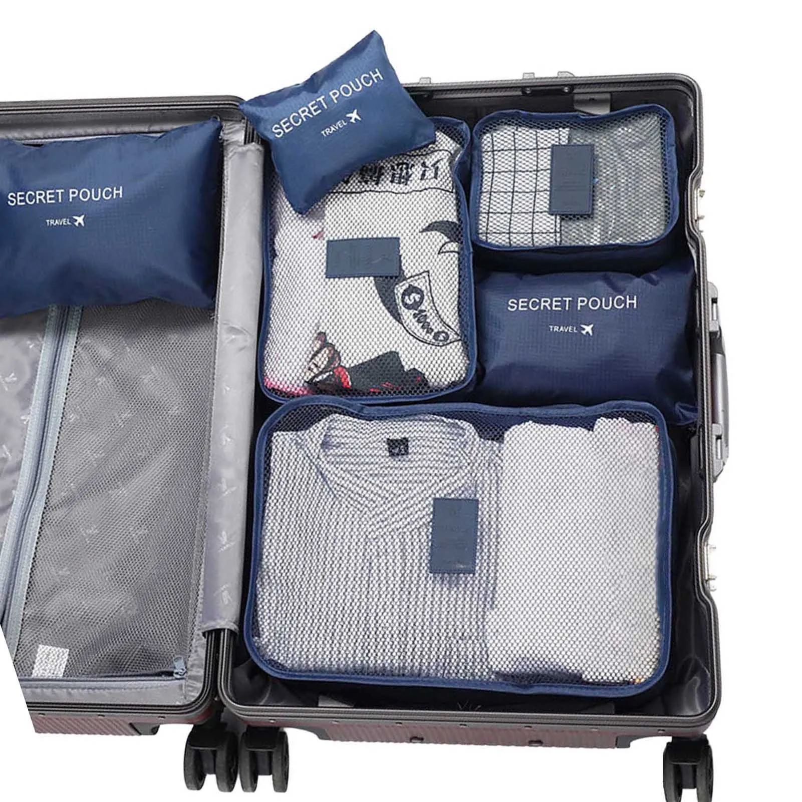 Luggage Packing Organizers Lightweight Large Toiletries Bags Laundry Bag for Clothes Shoes Use
Luggage Packing Organizers Lightweight Large Toiletries Bags Laundry Bag for Clothes Shoes Use