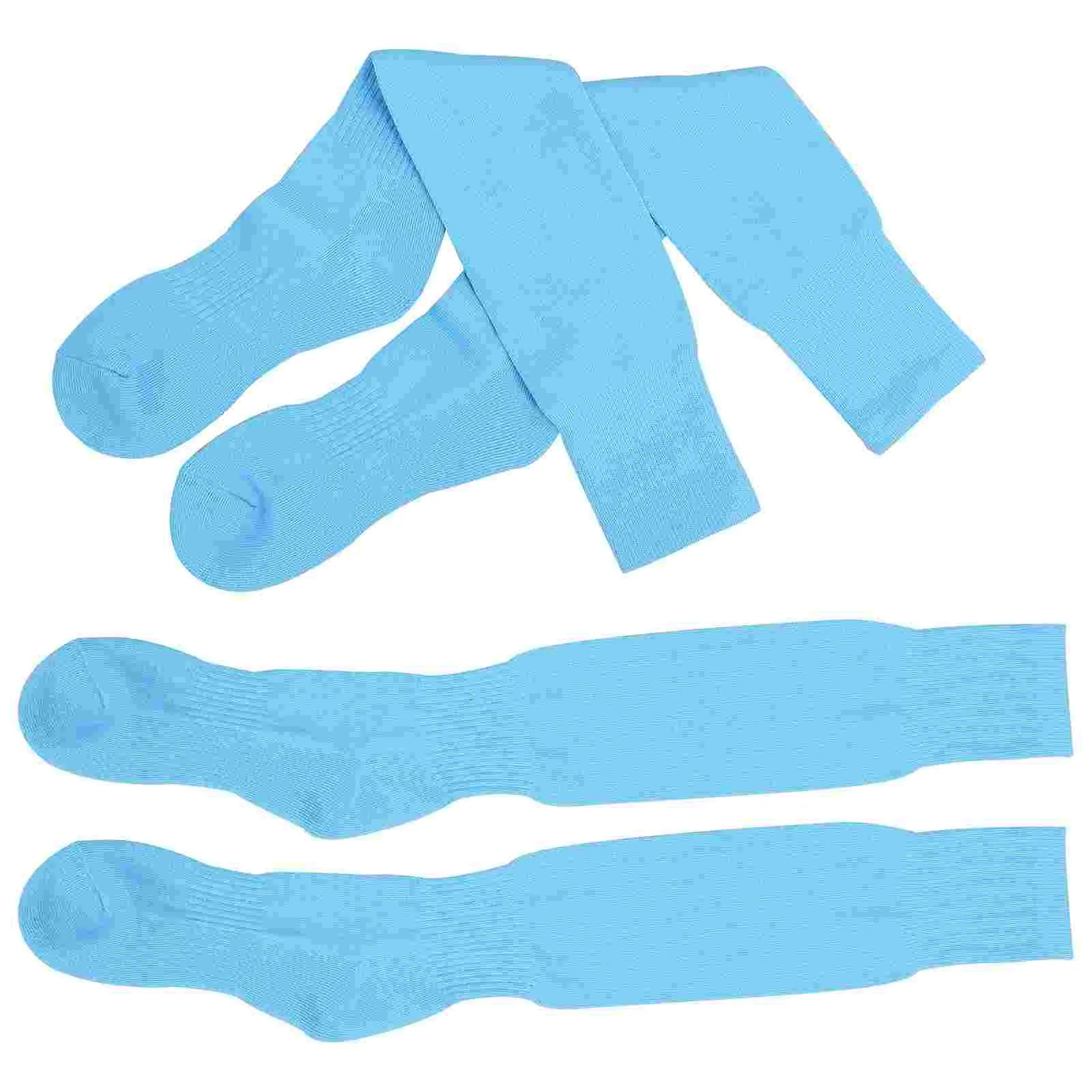 

Спортивные футбольные носки для девочек, 2 пары, эластичные футбольные поглощающие пот аксессуары для взрослых из полиэстера