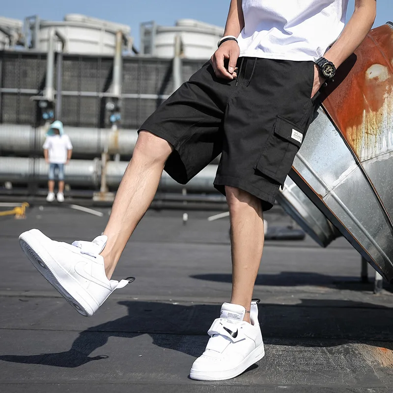 Mens Shorts Summer Cargo Shorts Fashion Knee Length Drawstring Men Shorts Cotton Khaki Work Bermudas Masculina Plus Size 7Xl
Mens Shorts Summer Cargo Shorts Fashion Knee Length Drawstring Men Shorts Cotton Khaki Work Bermudas Masculina Plus Size 7Xl