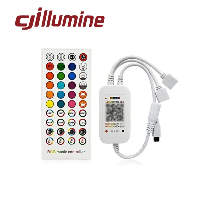 LED seven color lights string intelligent app voice-controlled led lights with controller 40 keys music controller
LED seven color lights string intelligent app voice-controlled led lights with controller 40 keys music controller