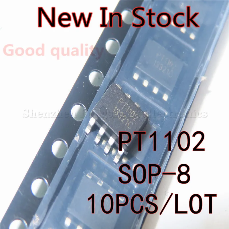 10 шт./лот PT1102 PT1102E SOP-8 SMD PWM понижающий преобразователь постоянного тока/постоянного тока IC, новая модель
10 шт./лот PT1102 PT1102E SOP-8 SMD PWM понижающий преобразователь постоянного тока/постоянного тока IC, новая модель