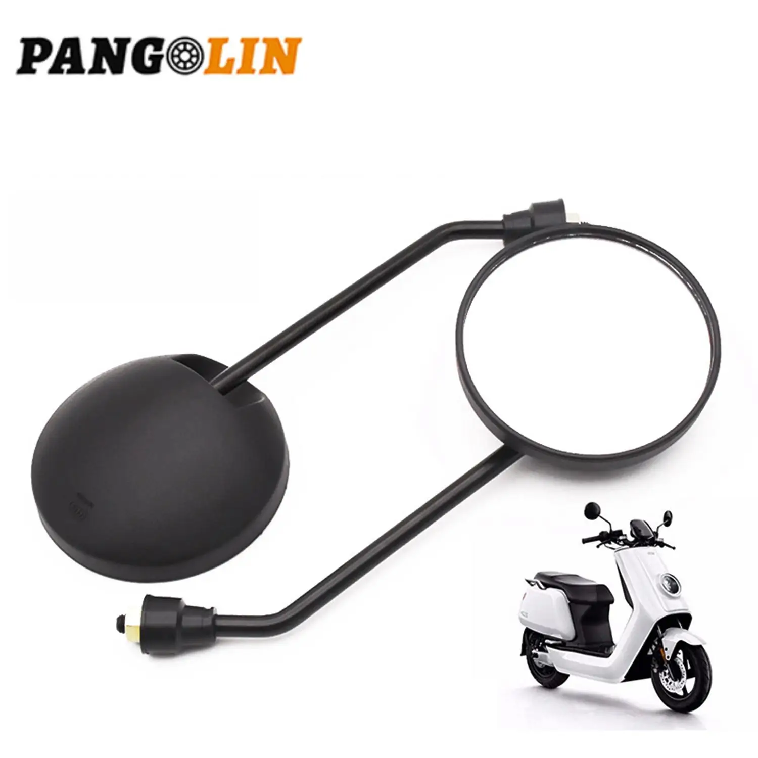 

1PC New Universal Motorcycle Rounded Side Back View Mirror Motorbike e-bike Scooter 10mm 8mm Thread Rearview Mirrors For Honda