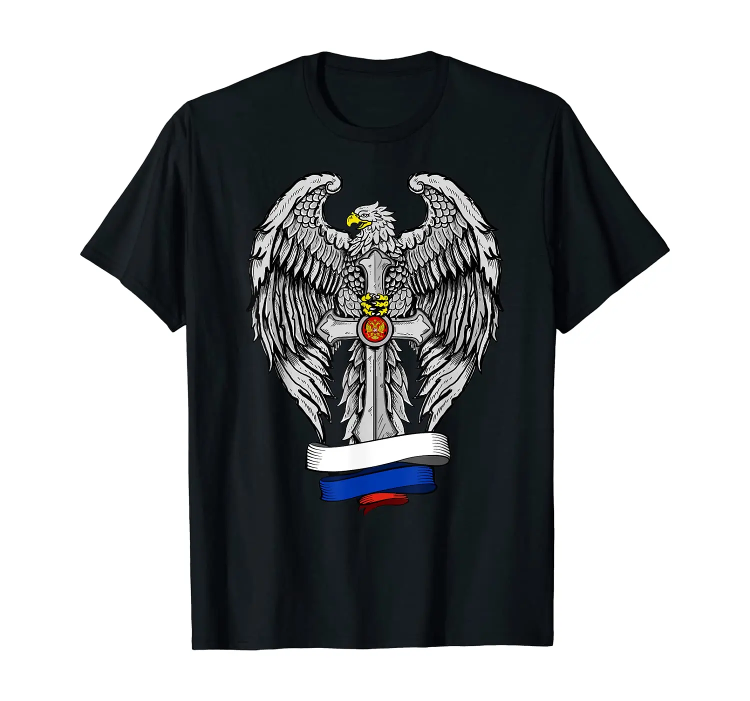Proud Slavic Russian, Born In Russia. Russian Flag Eagle Cross T-Shirt Summer Cotton Short Sleeve O-Neck Men's T Shirt New S-3XL
Proud Slavic Russian, Born In Russia. Russian Flag Eagle Cross T-Shirt Summer Cotton Short Sleeve O-Neck Men's T Shirt New S-3XL