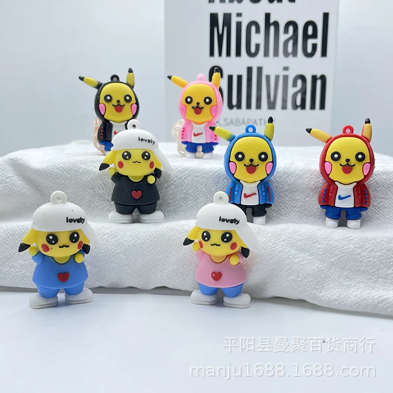 Pikachu key chain ornaments silicone sweater Pikachu Journey to the West Pikachu key chain school bag car pendant doll key chain
Pikachu key chain ornaments silicone sweater Pikachu Journey to the West Pikachu key chain school bag car pendant doll key chain