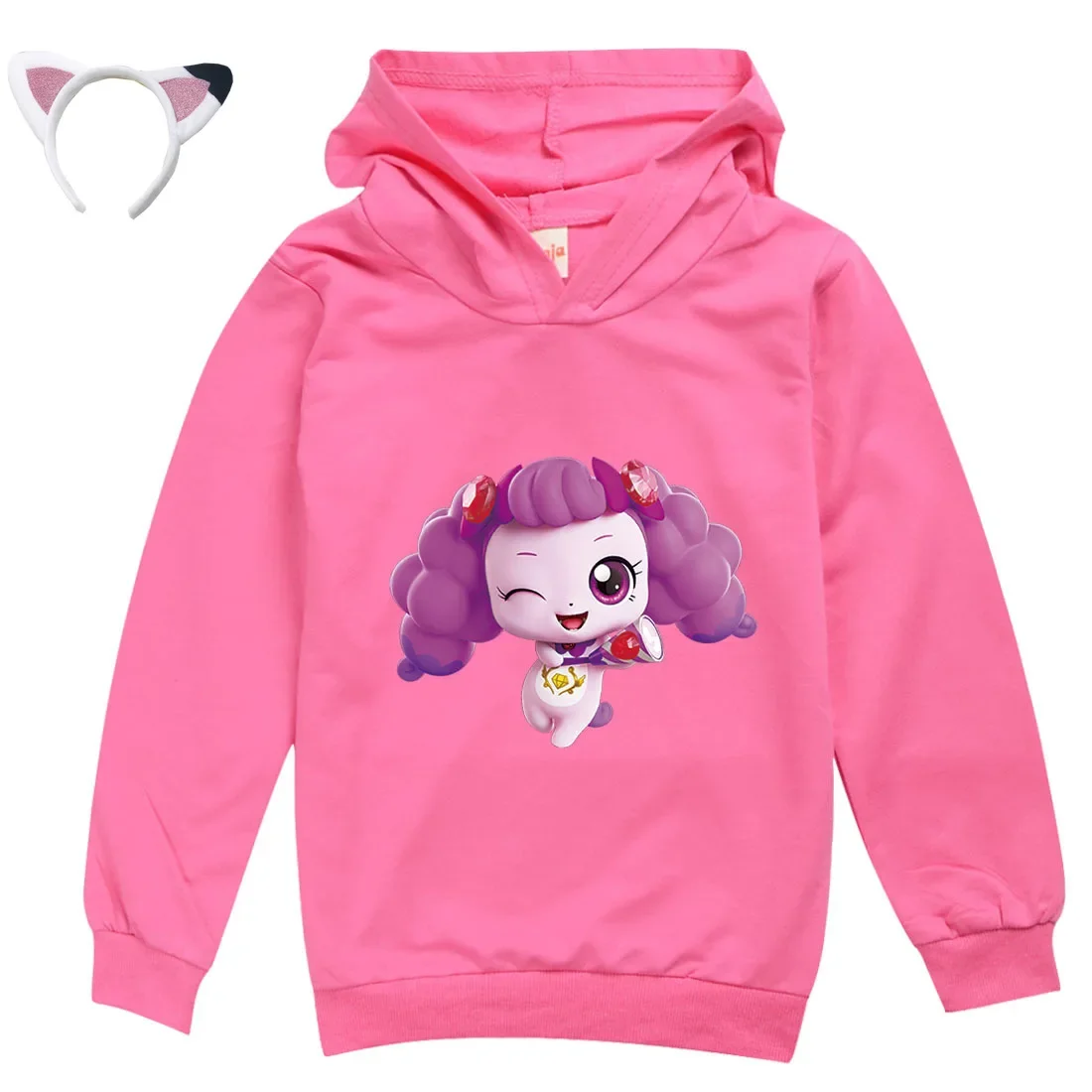 

Anime 캐치티니핑 Catch Teenieping Hoodie Kids Tini Ping Clothes Toddler Girls Hooded Sweatshirt Baby Boys Long Sleeve Outerwear&coats