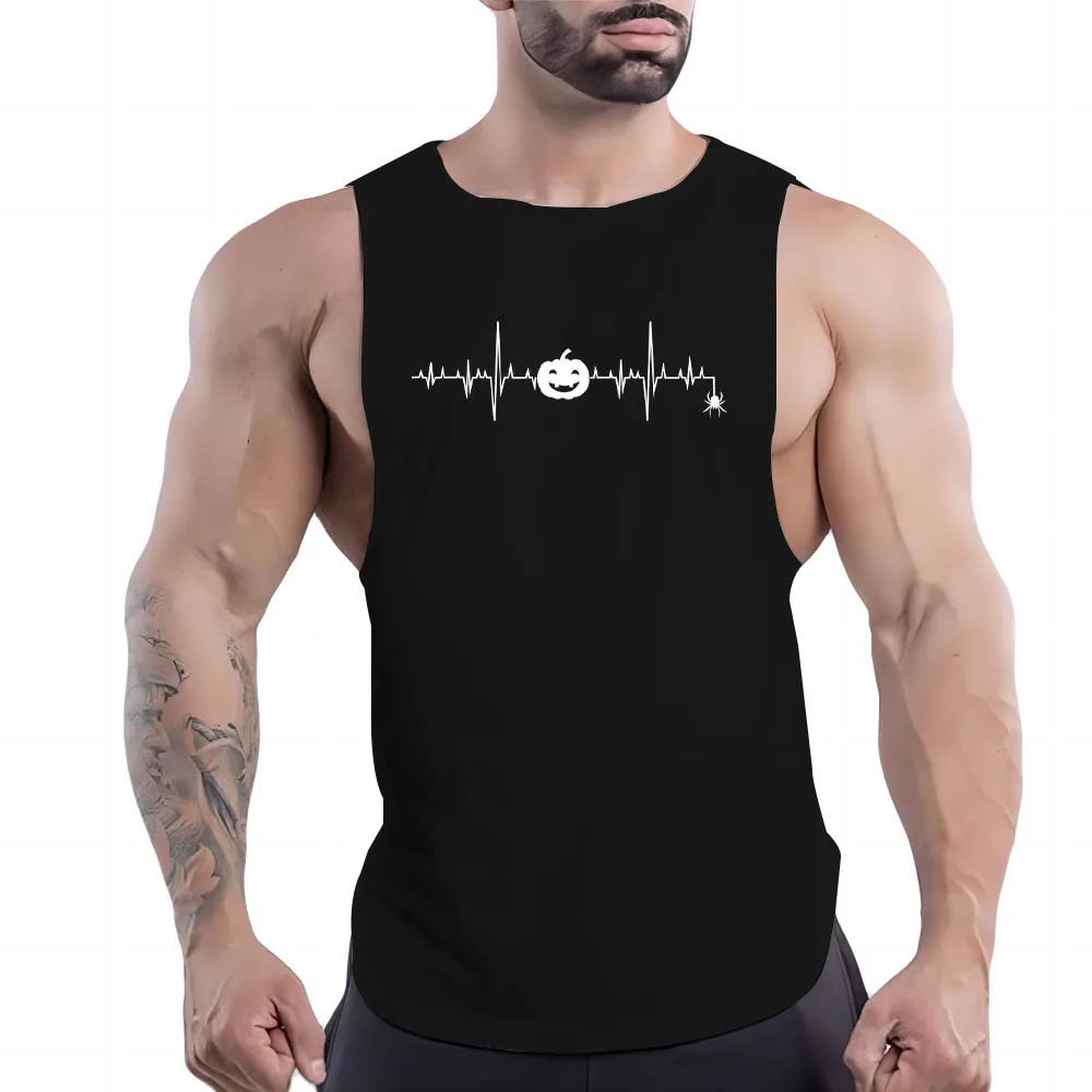 Summer Fashion Outdoor Adult Men'S New Sports Fitness Let Breathable Sleeveless Vest 2d Halloween Jack-O '-Lantern Printed Top
Summer Fashion Outdoor Adult Men'S New Sports Fitness Let Breathable Sleeveless Vest 2d Halloween Jack-O '-Lantern Printed Top
