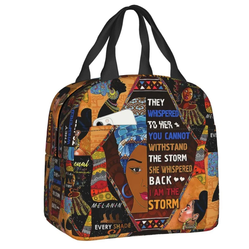 African Women American Black Girl Lunch Bag Hot Cold Snacks Insulated Lunch Box for Kids Work School Food Picnic Tote Bags
African Women American Black Girl Lunch Bag Hot Cold Snacks Insulated Lunch Box for Kids Work School Food Picnic Tote Bags