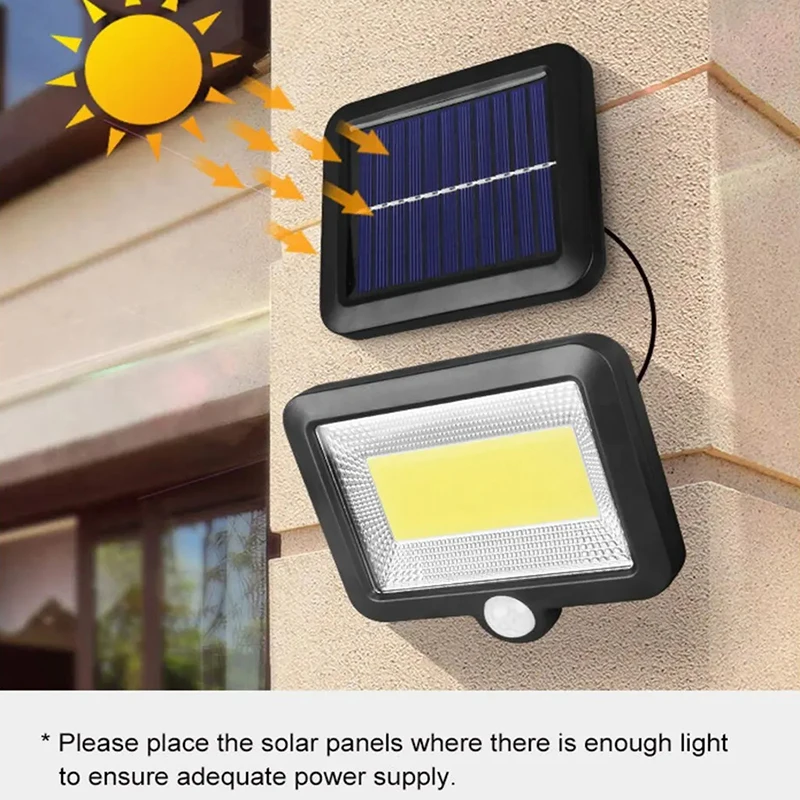 160COB Wall Lights Outdoor Solar Lamp PIR Motion Sensor Solar Powered Sunlight Street Light for Garden Decoration Lighting
160COB Wall Lights Outdoor Solar Lamp PIR Motion Sensor Solar Powered Sunlight Street Light for Garden Decoration Lighting