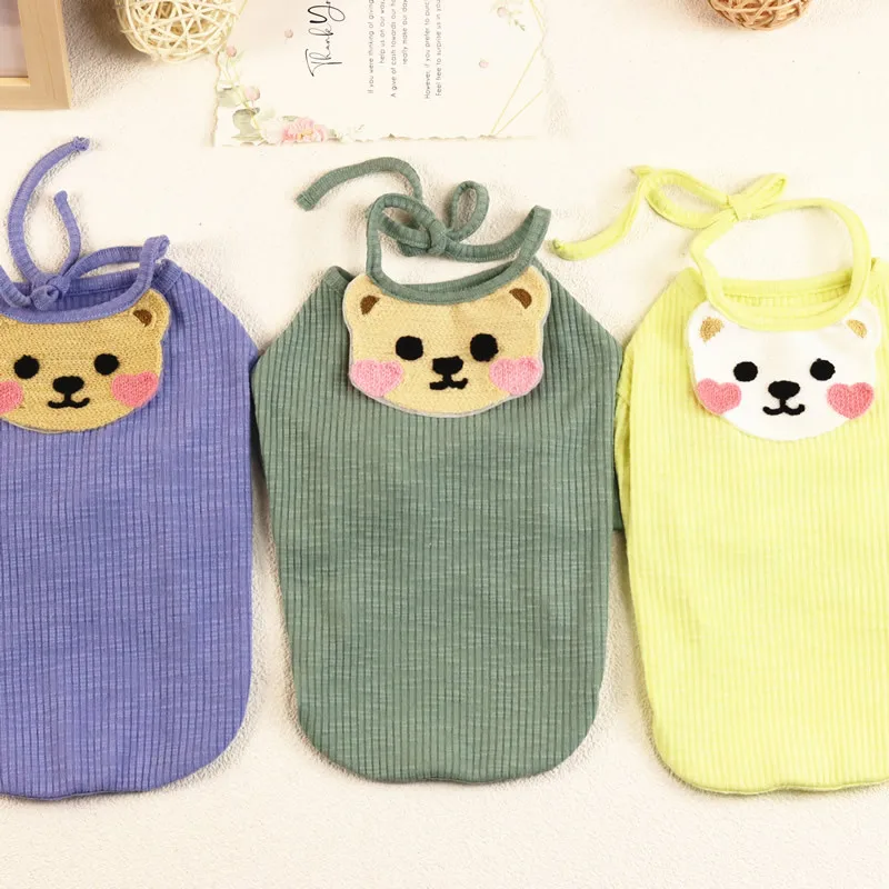 New Three-color Dog Clothes With Saliva Towel Spring and Summer Thin Pet Clothing Thin Breathable Two-Legged Clothes
New Three-color Dog Clothes With Saliva Towel Spring and Summer Thin Pet Clothing Thin Breathable Two-Legged Clothes