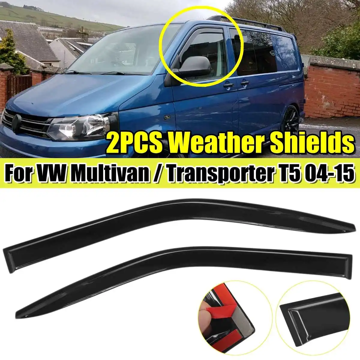 Козырёк от ветра и дождя для переднего автомобиля VW Multivan Transporter T5 2004 2005 2006-2015, 2 шт.
Козырёк от ветра и дождя для переднего автомобиля VW Multivan Transporter T5 2004 2005 2006-2015, 2 шт.