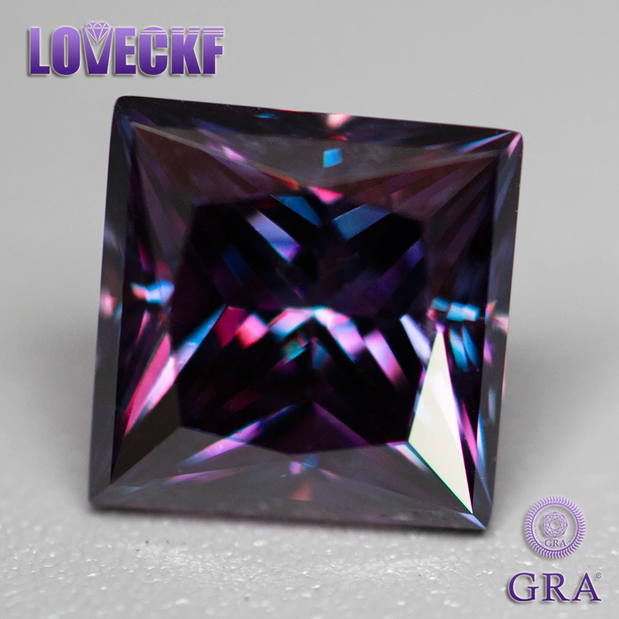 New Royal Purple Moissanite Stone Princess Cut GRA Certified Moissanite Loose Gems Pass Diamond Tester for Jewelry Making
New Royal Purple Moissanite Stone Princess Cut GRA Certified Moissanite Loose Gems Pass Diamond Tester for Jewelry Making
