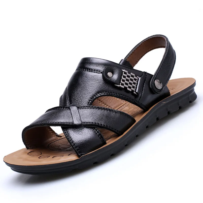 Men Leather Sandals Summer Classic Men Shoes Slippers Soft Sandals Men Roman Comfortable Outdoor Walking Footwear Big Size 48
Men Leather Sandals Summer Classic Men Shoes Slippers Soft Sandals Men Roman Comfortable Outdoor Walking Footwear Big Size 48