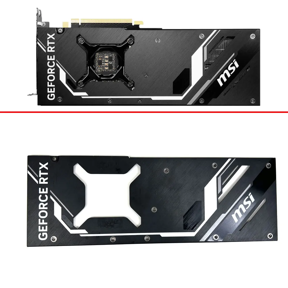 

Old Original Video Card Backplane RTX4070 TI For MSI RTX 4070ti VENTUS 3X Replacement Graphics Card GPU Backplane