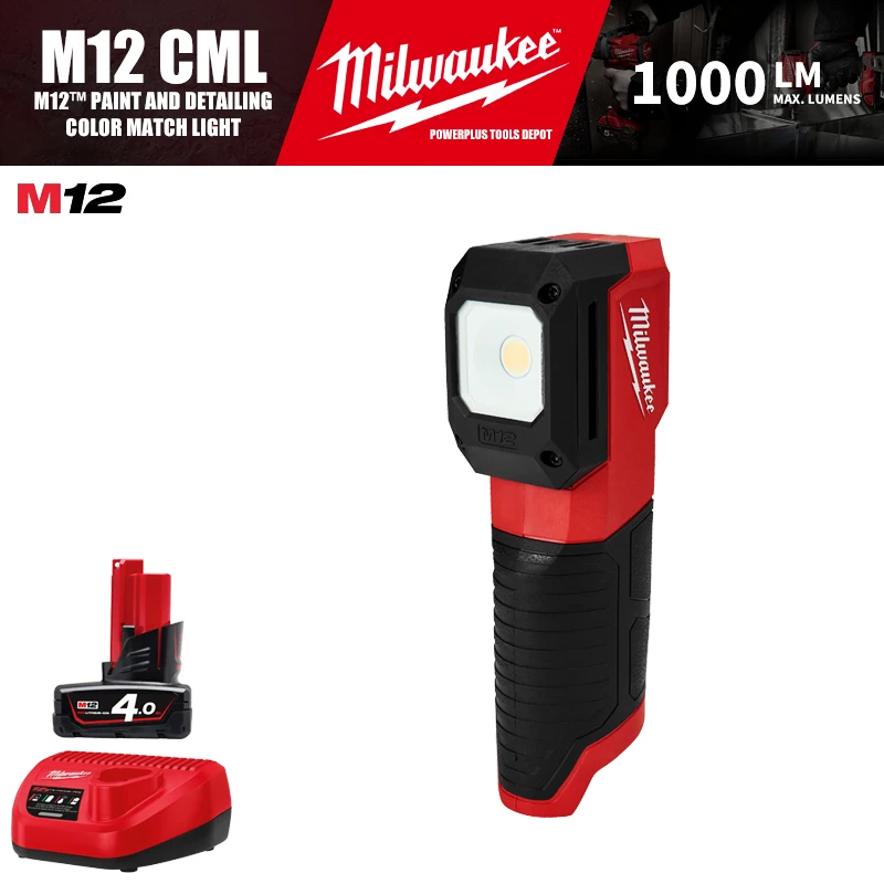 

Milwaukee M12 CML/2127 Kit M12™ Paint and Detailing Color Match Light Flashlights With Battery Charger