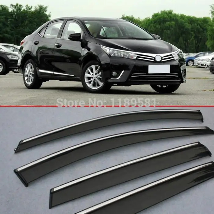 Window Wind Deflector Visor Rain/Sun Guard Vent For Toyota Corolla 2014 2015 2016 Car Accessories Stickers
Window Wind Deflector Visor Rain/Sun Guard Vent For Toyota Corolla 2014 2015 2016 Car Accessories Stickers