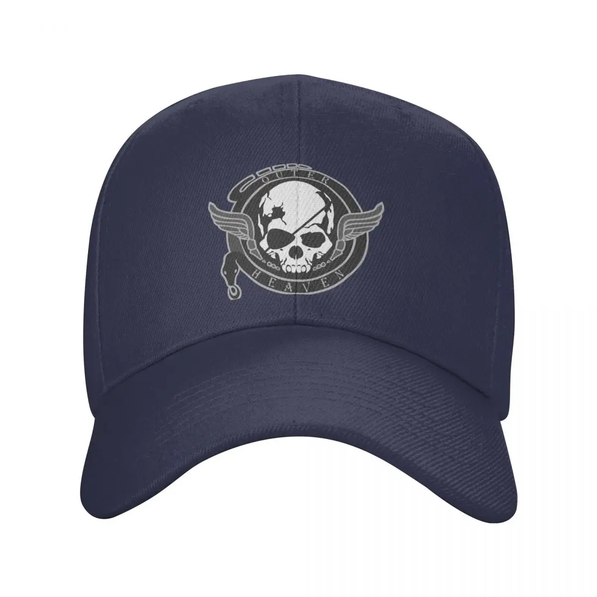 Модная бейсболка с логотипом внешнего неба, мужская и женская Регулируемая Бейсболка унисекс с металлическим снаряжением, однотонная бейсболка для видеоигр, весенние кепки-бейсболки 
Модная бейсболка с логотипом внешнего неба, мужская и женская Регулируемая Бейсболка унисекс с металлическим снаряжением, однотонная бейсболка для видеоигр, весенние кепки-бейсболки