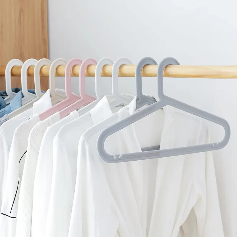 10pcs Simple, Traceless Clothes Hanger for Drying Clothes. Household Plastic Clothes Drying Rack, Non-slip, Wet and Dry. 
10pcs Simple, Traceless Clothes Hanger for Drying Clothes. Household Plastic Clothes Drying Rack, Non-slip, Wet and Dry.