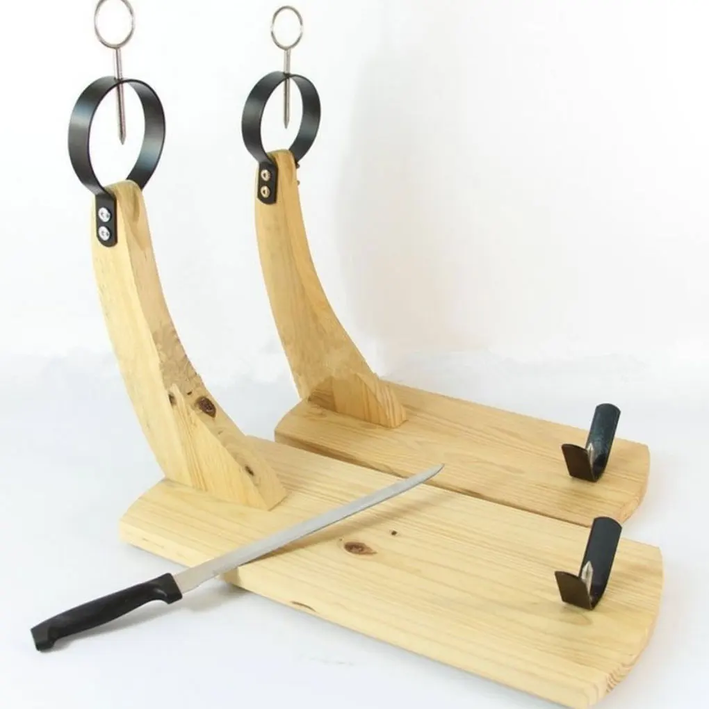 

Multi-functional Ham Stand Rack Convenient And Practical Made With Wood Wooden Ham Stand Rack