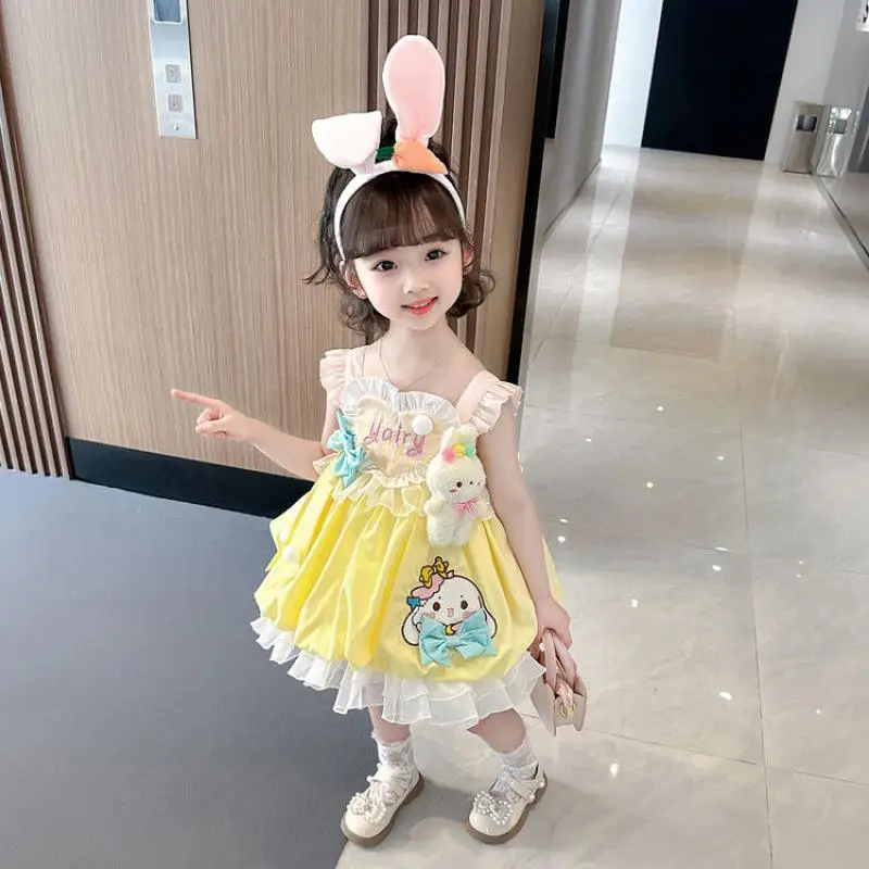 Kawaii Anime Sanrio Cinnamoroll Summer Girls Lolita Princess Dress Cartoon Cute Suspender Dress Sweet Girl Heart Pleated Skirt
Kawaii Anime Sanrio Cinnamoroll Summer Girls Lolita Princess Dress Cartoon Cute Suspender Dress Sweet Girl Heart Pleated Skirt