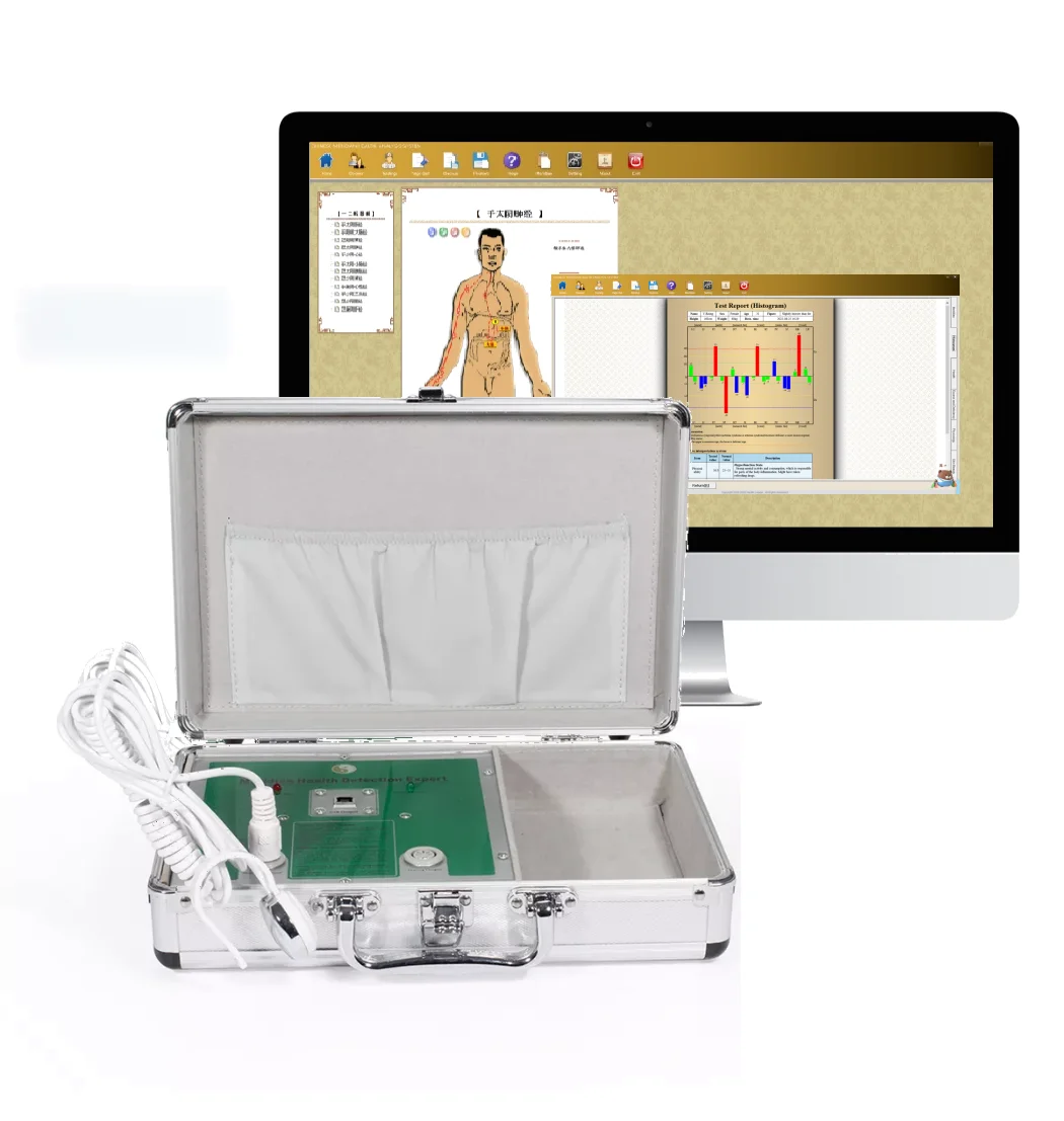 New 2024 Electronic Acupuncture Device Medical Diagnostic Equipment Chinese Meridian Health Analyzer
New 2024 Electronic Acupuncture Device Medical Diagnostic Equipment Chinese Meridian Health Analyzer