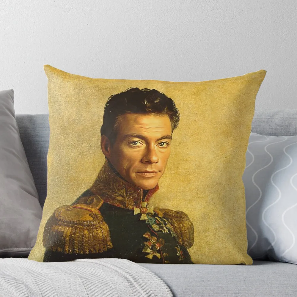 

Jean-Claude Van Damme - replaceface Throw Pillow Decorative Cushions ornamental pillows for living room