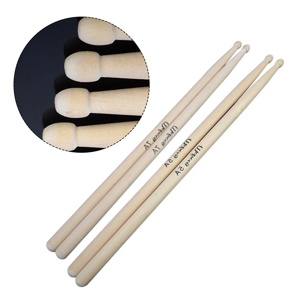

Барабанные палочки 5A 7A, 1 пара, барабанные палочки из кленового дерева для барабанной игры, набор барабанных палочек для начинающих, аксессуары для музыкальных инструментов