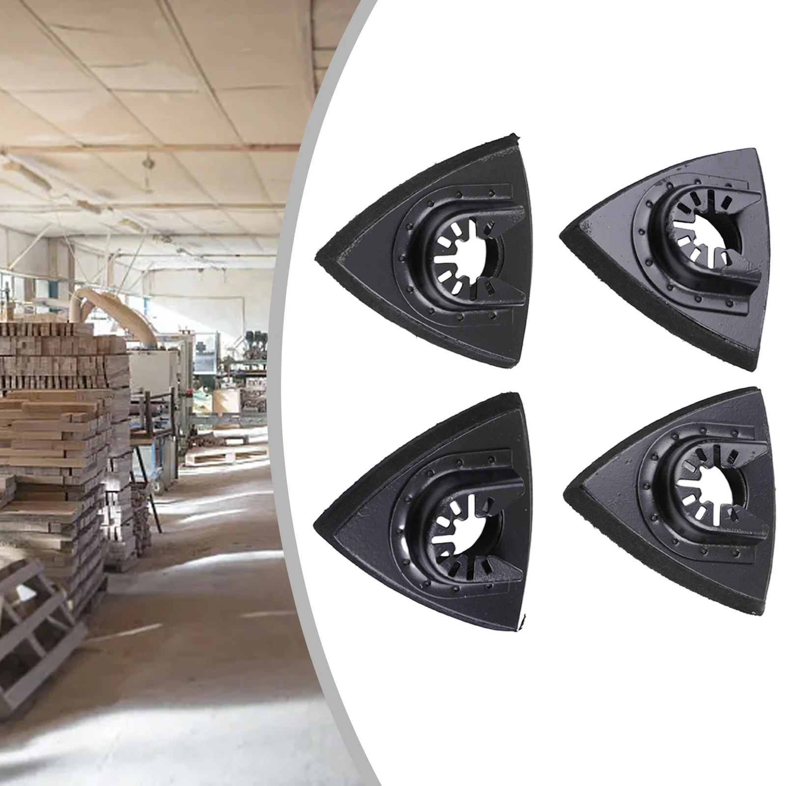 New Attachment Element Durable Sanding Pads Sandpaper Triangle Woodworking Abrasives Commercial Multi-function
New Attachment Element Durable Sanding Pads Sandpaper Triangle Woodworking Abrasives Commercial Multi-function