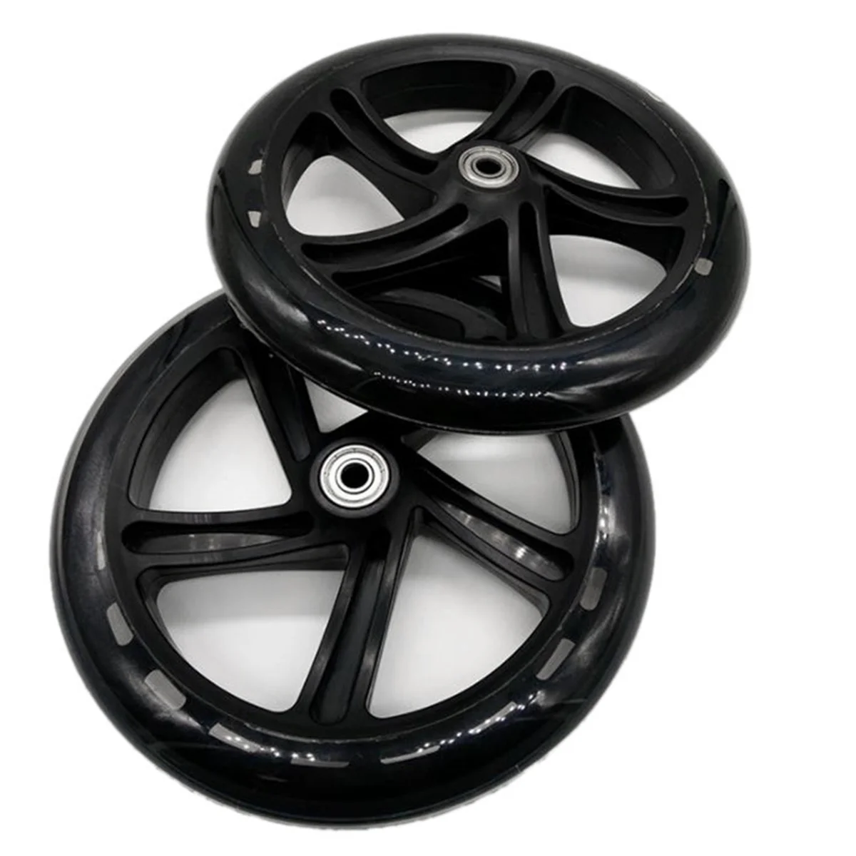 2 Pieces Scooter Wheel 200 mm PU Material Wheel Thickness 30 mm ABEC-7 Bearing Scooter Accessories,Transparent Black
2 Pieces Scooter Wheel 200 mm PU Material Wheel Thickness 30 mm ABEC-7 Bearing Scooter Accessories,Transparent Black