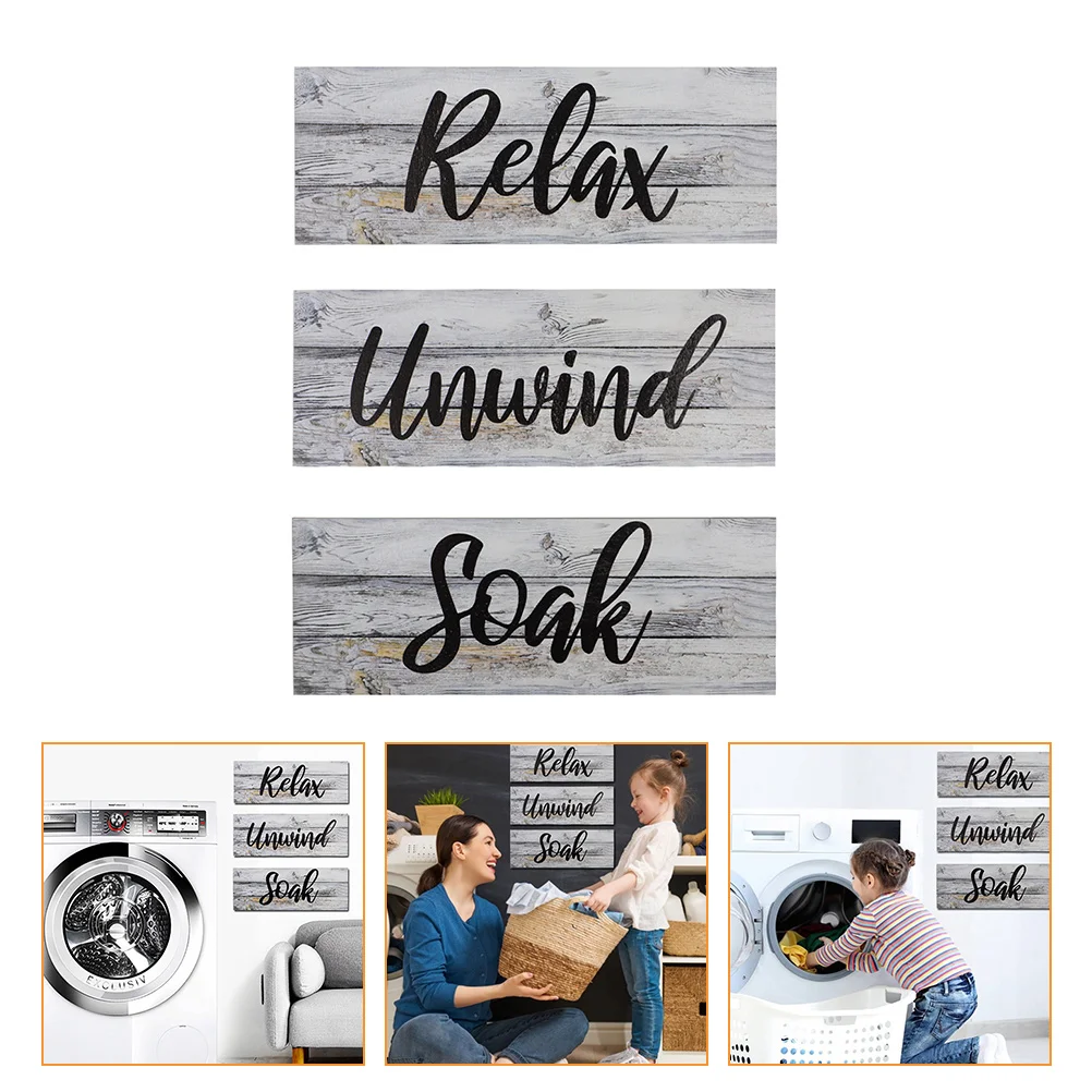 3 Pcs Wood Decor Home Listings Living Room Wall Word Sign Hanging Decorate Household Door Wooden Child
3 Pcs Wood Decor Home Listings Living Room Wall Word Sign Hanging Decorate Household Door Wooden Child