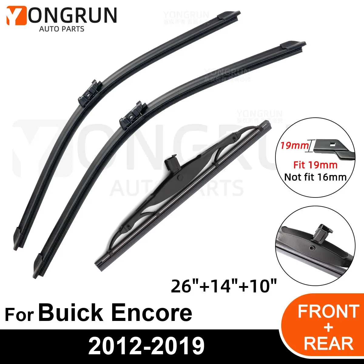 Щетка стеклоочистителя для Buick Encore 26 дюймов 14 дюймов 10 дюймов 2012 - 2015 2016 2017 2018 2019
Щетка стеклоочистителя для Buick Encore 26 дюймов 14 дюймов 10 дюймов 2012 - 2015 2016 2017 2018 2019