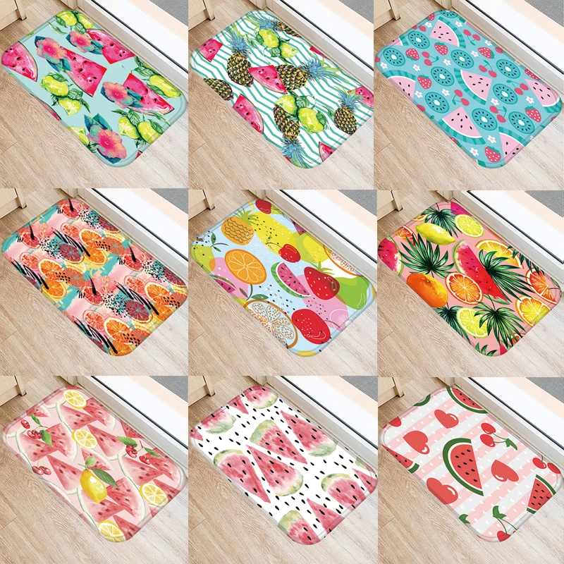 Fruits Carpet Entrance Door Mat Living Room Watermelon Anti-slip Carpet Absorbent Bath Mat Kitchen Rug Welcome Mats Front Door
Fruits Carpet Entrance Door Mat Living Room Watermelon Anti-slip Carpet Absorbent Bath Mat Kitchen Rug Welcome Mats Front Door
