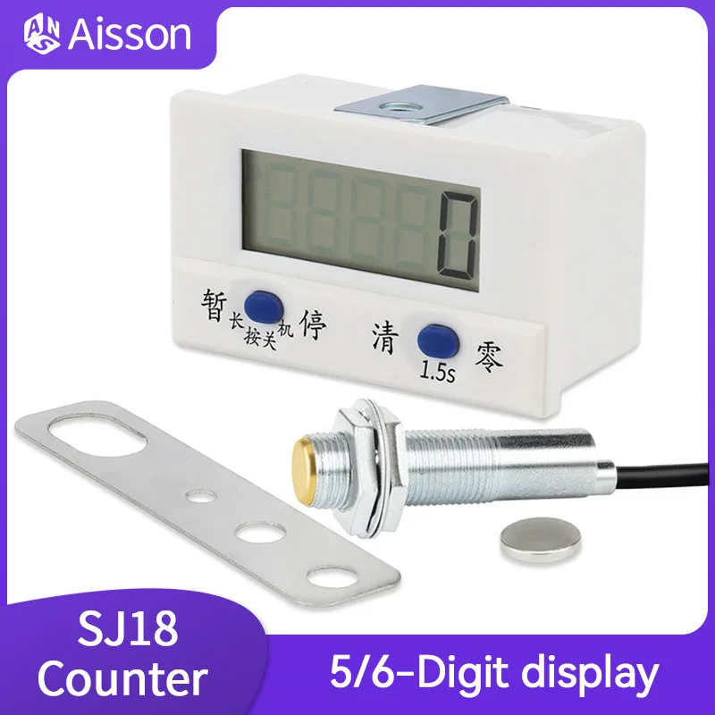 Electronic Digital Display Counter Proximity Magnetic Sensor Switch Punch Automatic Induction Without Battery
Electronic Digital Display Counter Proximity Magnetic Sensor Switch Punch Automatic Induction Without Battery