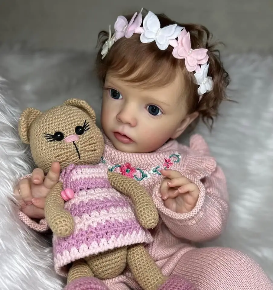 NPK 24inch High Quality Already Finished Painted Handmade Doll Reborn Toddler Girl Missy Detailed 3D Skin Visible Veins
NPK 24inch High Quality Already Finished Painted Handmade Doll Reborn Toddler Girl Missy Detailed 3D Skin Visible Veins