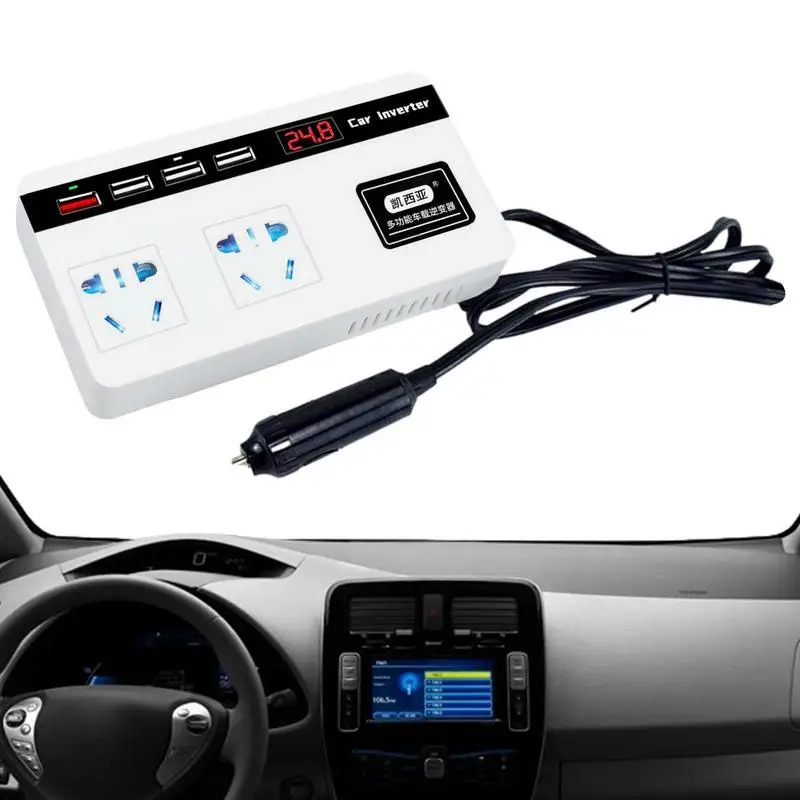 Car Power Inverter Auto Converter Charger Adapter Car Inverter Power Durable Fast Startup Converter Auto Fast Charging Tool
Car Power Inverter Auto Converter Charger Adapter Car Inverter Power Durable Fast Startup Converter Auto Fast Charging Tool