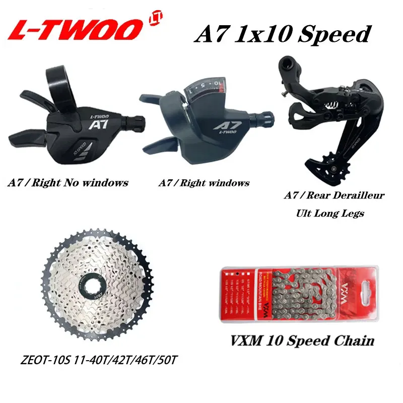 Велосипедные цепи LTWOO A7 1X10S Groupset, 10 скоростей, 10 в, рычаг переключения, длинный прерыватель передач, кассета ZEOT 40T 42T 46T 50T VXM X10
Велосипедные цепи LTWOO A7 1X10S Groupset, 10 скоростей, 10 в, рычаг переключения, длинный прерыватель передач, кассета ZEOT 40T 42T 46T 50T VXM X10
