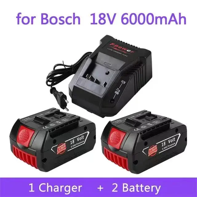 100% новый литий-ионный аккумулятор 18 в 6000 мАч Bat609, Bat609g, Bat618, Bat618g, Bat614, зарядное устройство для электродрели Bosch
100% новый литий-ионный аккумулятор 18 в 6000 мАч Bat609, Bat609g, Bat618, Bat618g, Bat614, зарядное устройство для электродрели Bosch