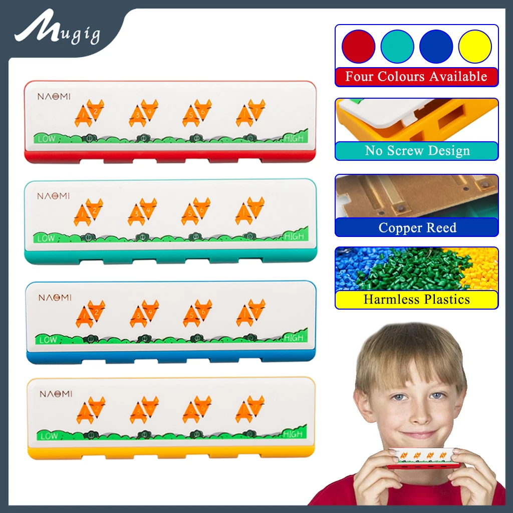Mugig 4 Holes Harmonica Key Of C Edible Removable Without Screws Safe Material Baby Accessible Level For Professional & Beginers
Mugig 4 Holes Harmonica Key Of C Edible Removable Without Screws Safe Material Baby Accessible Level For Professional & Beginers