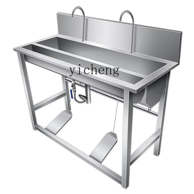 Zf Commercial Hand Washing Disinfection Pool Stainless Steel Pedal Sink Food Factory
Zf Commercial Hand Washing Disinfection Pool Stainless Steel Pedal Sink Food Factory