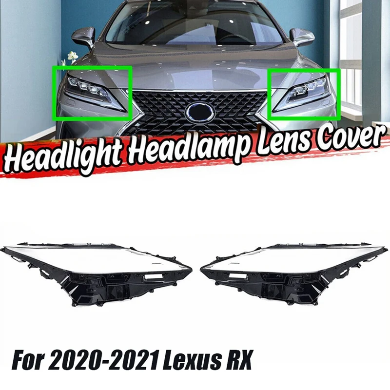 2 PCS Car Headlight Lens Cover Head Light Lamp Shade Shell Lens Lampshade Transparent PC For Lexus RX300 RX350 RX450 2020 2021
2 PCS Car Headlight Lens Cover Head Light Lamp Shade Shell Lens Lampshade Transparent PC For Lexus RX300 RX350 RX450 2020 2021
