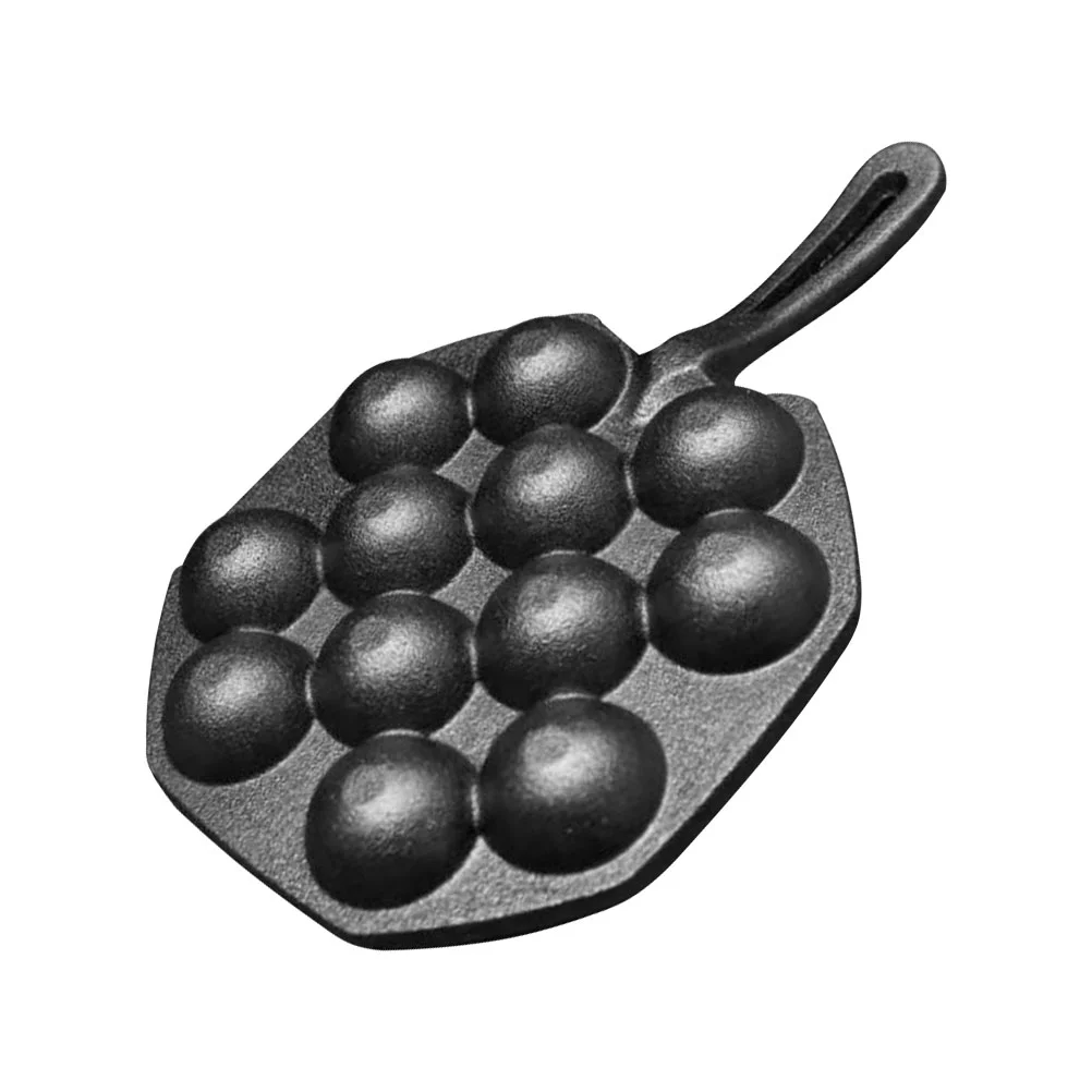 

Alloy Aebleskiver Pancake Pan: Octopus Maker Danish Pan Escargot Dish Snail Mushroom Escargot Plate Dishes 12