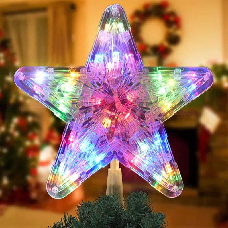 LED Christmas Tree Decoration Lights Glowing Star Battery Box Pentagram Christmas Tree Top Lights Holiday Decoration
LED Christmas Tree Decoration Lights Glowing Star Battery Box Pentagram Christmas Tree Top Lights Holiday Decoration