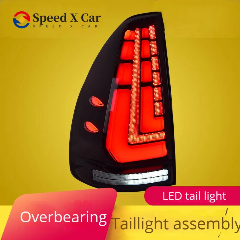 Suitable For The 03-09 Toyota Prado Led Taillight Assembly Overpowering Modification Of Running Horse Water Steering Taillight
Suitable For The 03-09 Toyota Prado Led Taillight Assembly Overpowering Modification Of Running Horse Water Steering Taillight