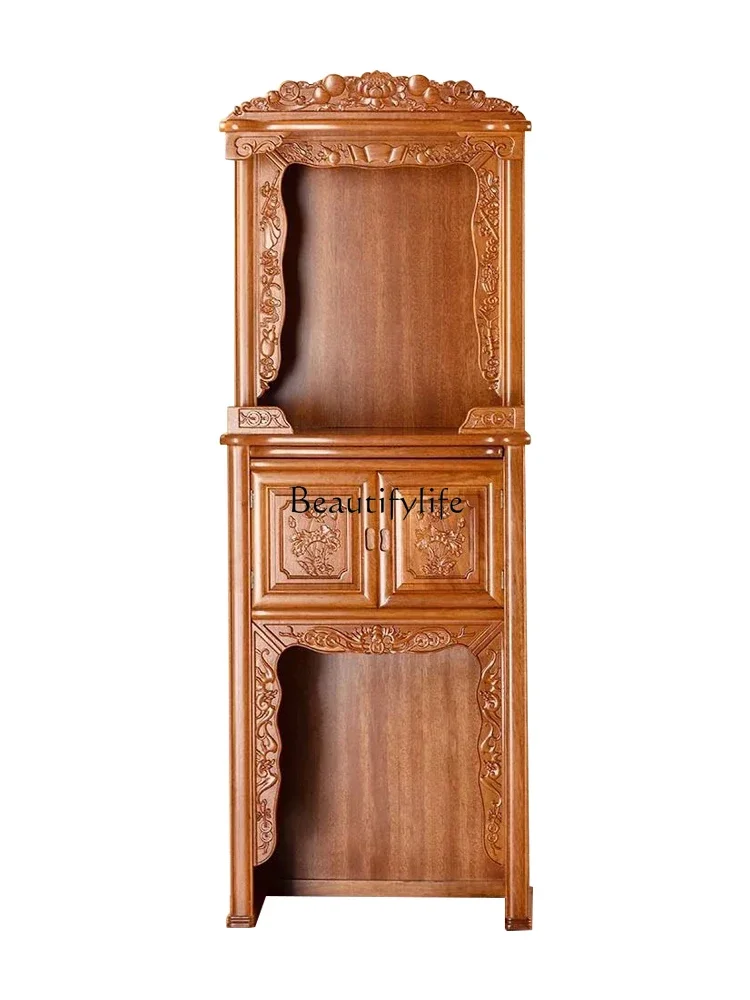 Solid Wood God of Wealth Altar Cabinet Home Guanyin Bodhisattva Buddha Cabinet Chinese Style Altar Altar
Solid Wood God of Wealth Altar Cabinet Home Guanyin Bodhisattva Buddha Cabinet Chinese Style Altar Altar