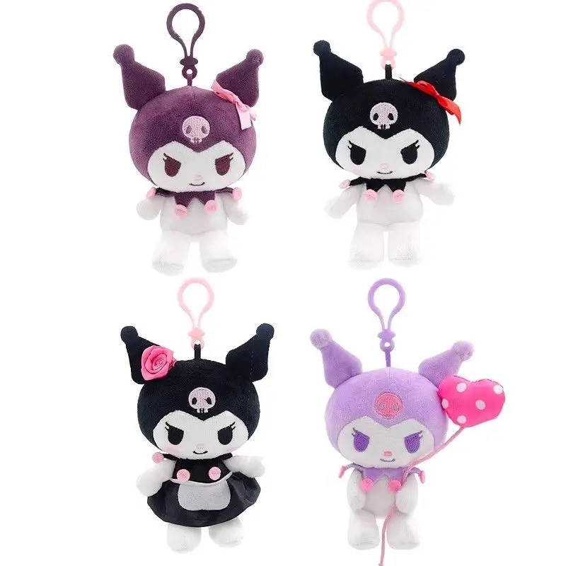Sanrio animation peripherals Kuromi Kawaii keychain plush doll cartoon backpack couple pendant children's toys Christmas gift
Sanrio animation peripherals Kuromi Kawaii keychain plush doll cartoon backpack couple pendant children's toys Christmas gift
