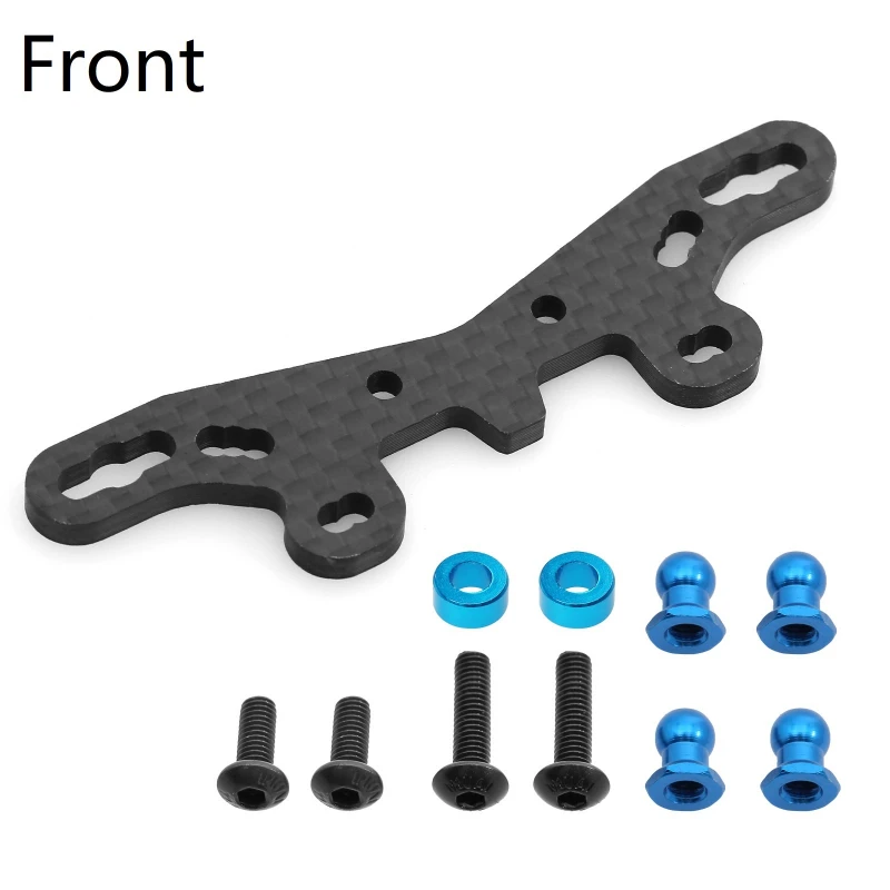 Carbon Fiber Front and Rear heighten Shock Tower for Tamiya TT02S TT02SR TT-02 Type-S TT-02 Type-SR 1/10 RC Car Upgrade Parts
Carbon Fiber Front and Rear heighten Shock Tower for Tamiya TT02S TT02SR TT-02 Type-S TT-02 Type-SR 1/10 RC Car Upgrade Parts