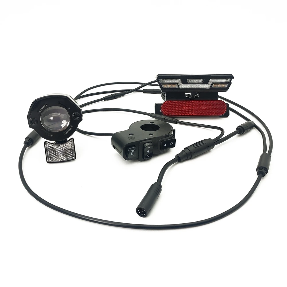 EBike Front Brake Rear Light Kit for Bafang BBS01 BBS02 BBSHD Headlight Switch and with Ebike Turn Functional Tail Light
EBike Front Brake Rear Light Kit for Bafang BBS01 BBS02 BBSHD Headlight Switch and with Ebike Turn Functional Tail Light