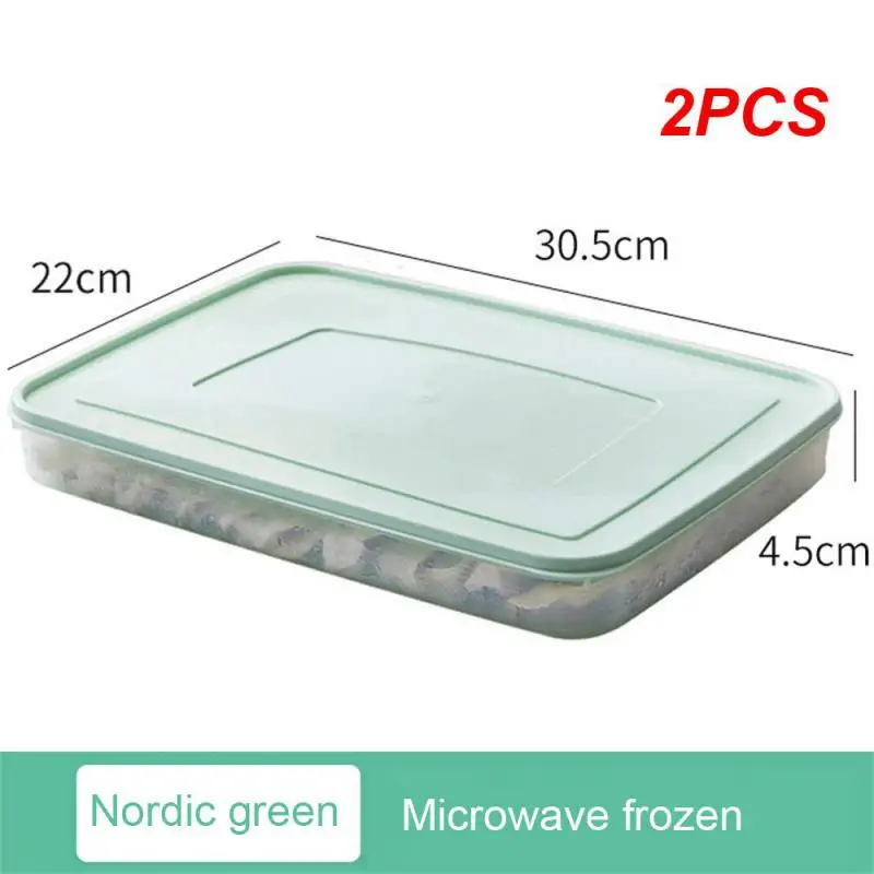2PCS Storage Box Organized Storage Easy To Use Save Space Fresh Storage Box Durable Multifunctional Dumpling Storage Container
2PCS Storage Box Organized Storage Easy To Use Save Space Fresh Storage Box Durable Multifunctional Dumpling Storage Container