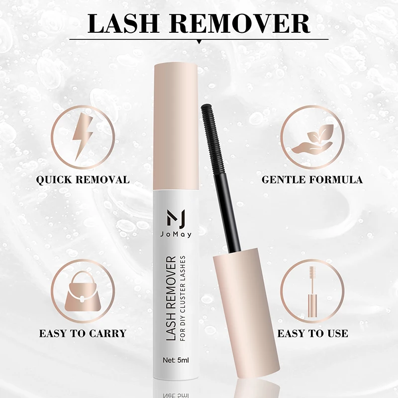 

5ml Lash Remover for Cluster Lashes Eyelash Clusters Glue Remover Gentle Eyelash Glue Remover Cleanser for Lash Extensions