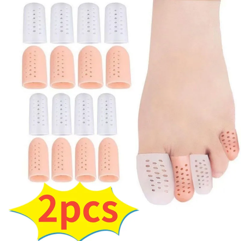 2pcs Silicone Toe Protector Three Sizes Preventing Blisters Anti-Friction Toe Cap Finger Protector Multi-use Foot Care Tool
2pcs Silicone Toe Protector Three Sizes Preventing Blisters Anti-Friction Toe Cap Finger Protector Multi-use Foot Care Tool